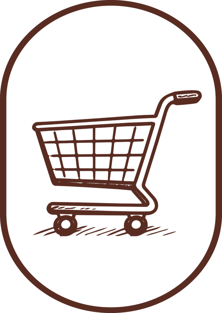 Icones panier caddie